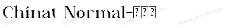 Chinat Normal字体转换